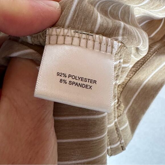 Peter Millar Golf Shirt -STRIPED NEUTRAL - Picture 5 of 5